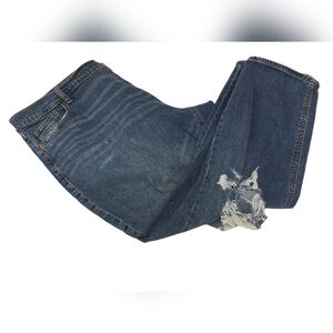 Old Navy Distressed Mid Rise Boyfriend Jeans Plus Size 22